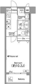 ニッコーアパートメントハウス 503 間取り図