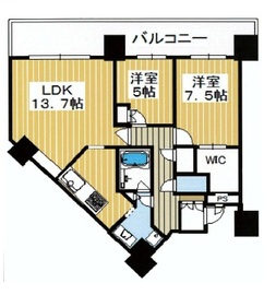 シティタワー品川 3階 間取り図