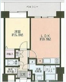 ダイワ芝浦ビル 1010 間取り図