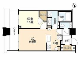 パークコート虎ノ門愛宕タワー 8階 間取り図