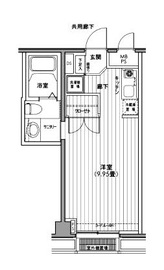 カスタリア都立大学 503 間取り図