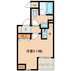 レジディア新川 310 間取り図