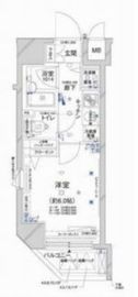 コンシェリア新橋 11階 間取り図