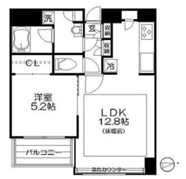 アトラス新御徒町 7階 間取り図