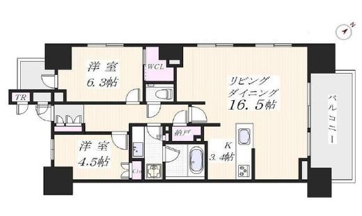 ザ・ガーデンテラス目黒 10階 間取り図