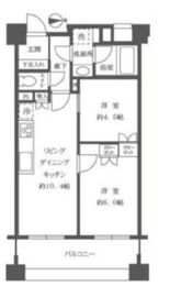 プレジール新宿大久保 1階 間取り図