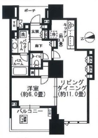 ドゥ・トゥール 48階 間取り図