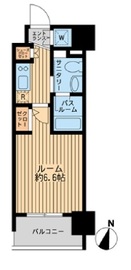 ダフィット門前仲町 402 間取り図