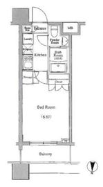 レジディア錦糸町 403 間取り図