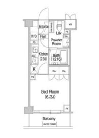 コンフォリア駒場 221 間取り図