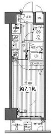 ガラ・ステージ麻布十番 7階 間取り図