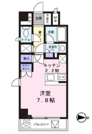 ガーデンハウス柿の木坂 203 間取り図