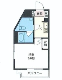 エスティメゾン三軒茶屋 603 間取り図