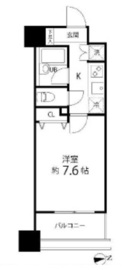 スペーシア秋葉原 206 間取り図