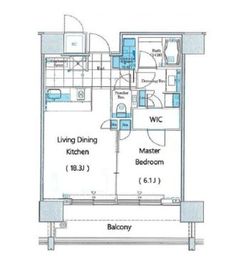 THE ROPPONGI TOKYO CLUB RESIDENCE 21階 間取り図