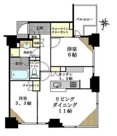 シティタワー九段下 5階 間取り図