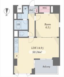 エルシノア住吉 203 間取り図