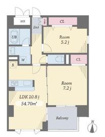 エルシノア住吉 302 間取り図