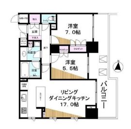 東陽町セントラルタワー 3階 間取り図