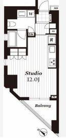 オープンレジデンシア品川 5階 間取り図