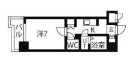 リージア代々木 408 間取り図