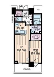 ザ・クレストタワー 8階 間取り図