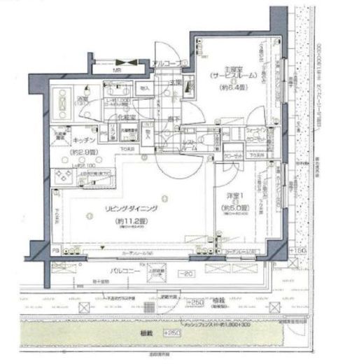 ピアース学芸大学 1階 間取り図