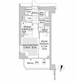 パークフラッツ渋谷神山町 301 間取り図