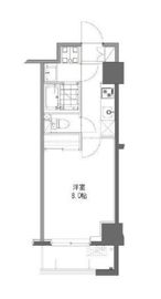 清澄白河レジデンス弐番館 813 間取り図