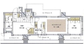 ピアース高田馬場 7階 間取り図