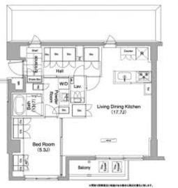 代官山BLESS 412 間取り図