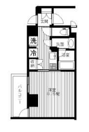 セリーズ門前仲町 401 間取り図