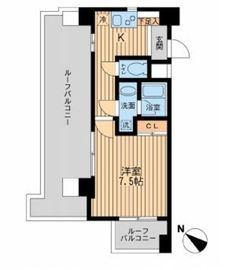 ユニフォート目黒中町 501 間取り図