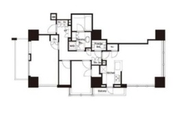 パークコート赤坂桜坂 6階 間取り図