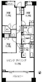 パークハウス千石丸山町 4階 間取り図