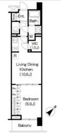 ブリリアイスト三軒茶屋アイビーテラス i903 間取り図