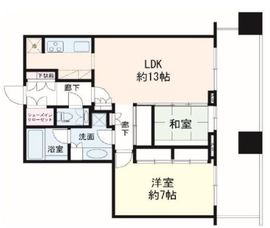 芝パークタワー 10階 間取り図