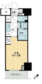 グランド・ガーラ銀座 14階 間取り図