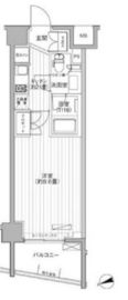 プラネソシエ大森山王 702 間取り図