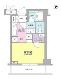 サンピエス根津 106 間取り図