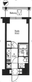 エスティメゾン中野 205 間取り図