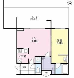 コスモリード目黒学芸大学ウエスト 502 間取り図