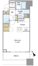 ブリリアタワーズ目黒 4階 間取り図