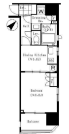 ライオンズアイル赤坂 204 間取り図