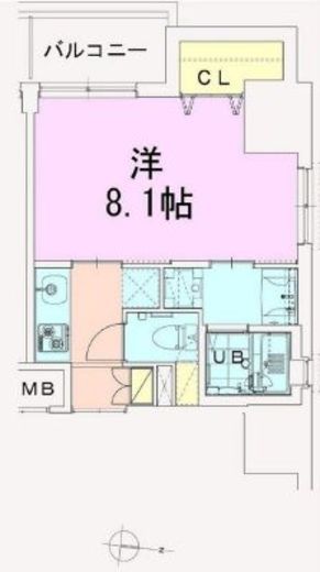 清澄白河レジデンス壱番館 1201 間取り図