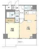 ONE ROOF FLAT TOGOSHI 1102 間取り図