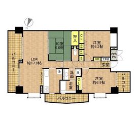 駒込パークハウス 11階 間取り図