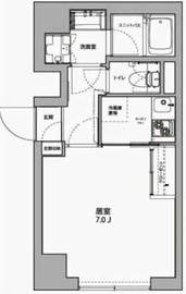 プライムアーバン麻布十番 403 間取り図