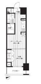 レジディア新御徒町 902 間取り図