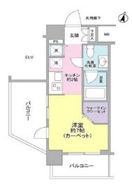 アーバンファースト神楽坂 6階 間取り図